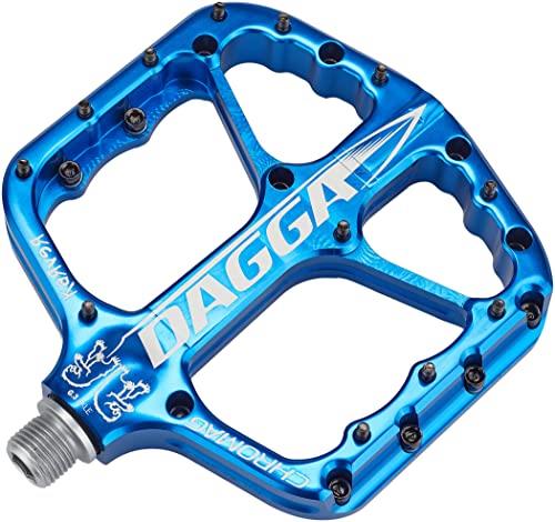 CHROMAG Dagga Unisex Adult MTB/MTB/Cycle/VAE/E-Bike Pedals, Blue, 120 x 115 mm