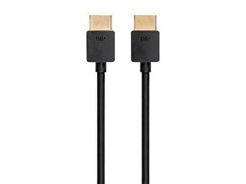 Monoprice Ultra 8K High Speed HDMI Cable - 3 Feet - Black (3 Pack) 48Gbps, 8K@60Hz, Dynamic HDR, eARC, Supports 3D Video and Multiview Video