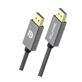 8ware Pro Series 4K 60Hz Male to Male DisplayPort Cable, Gray