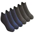 Dickies Men's Dri-tech Moisture Control No Show Socks (6 & 12 Pairs), Denim (6 Pairs), 6-12