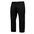 Hard Yakka Men's Core Relaxed Fit Stretch Cargo Work Pant, Black, 102S Size
