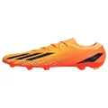 adidas Unisex-Adult X Speedportal.3 Firm Ground Soccer Shoe, Solar Gold/Black/Team Solar Orange, 12.5 Women/11.5 Men