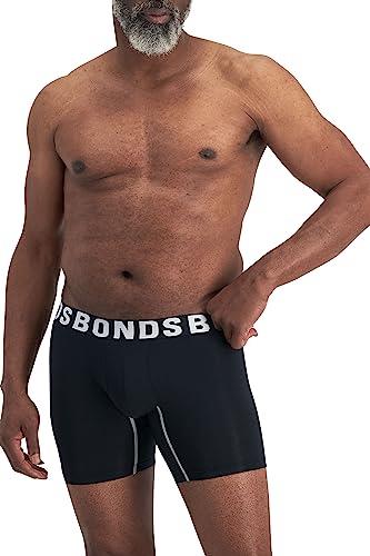 Bonds Men's Underwear Chafe Off Trunk - 1 Pack, Nu Black (1 Pack), XXX-Large