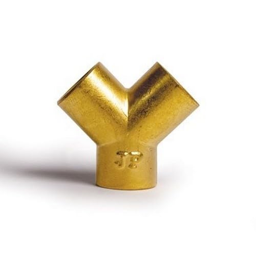 Jamec Pem 18.1660BL 1/4-Inch BSP Brass Female Y Piece Airline Fitting