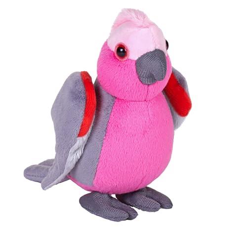 Wild Republic Pocketkins Eco Galah, Stuffed Animal, 5 Inches, Plush Toy, Made from Recycled Materials, Eco Friendly