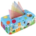 Magic Sensory Baby Tissue Box Toy - Tissue Box Baby Toy - Learn Alphabet, Shapes, Colours and Animals - Multi-Textured Unisex Tissue Box Toy for Babies 6-12 Months