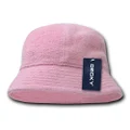 DECKY Terry Bucket Hats, Pink