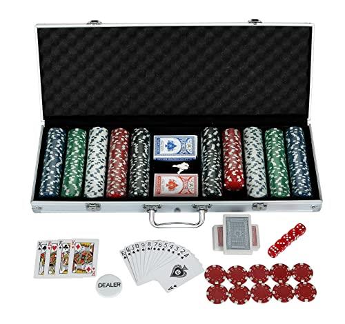 Hathaway BG2367 Monte Carlo Poker Set (500 Piece)