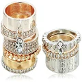 Guess Ring Update Women's Stackable Ring Set of 9, Multi, 7