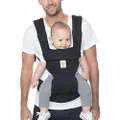 Ergobaby 360 All-Position Baby Carrier with Lumbar Support (12-45 Pounds), Pure Black