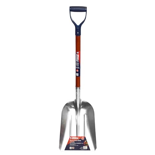 Spear & Jackson Aluminium Grain and Mulch Scoop with D-Handle