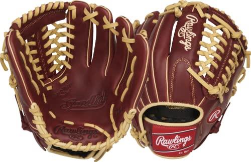 Rawlings Sandlot Series Leather Modified Trap-Eze Web Baseball Glove, 11-3/4", Left Hand Throw