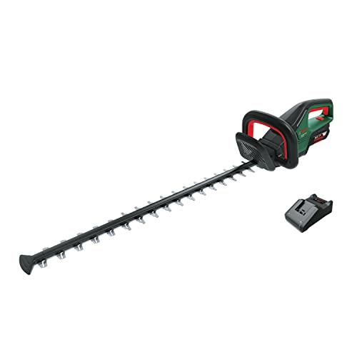 Bosch Home & Garden 36 Volt Brushless Cordless Hedge Trimmer, 65cm Bar, Anti Blocking System, with 2.0Ah Battery and Charger (AdvancedHedgeCut 36-65-28)