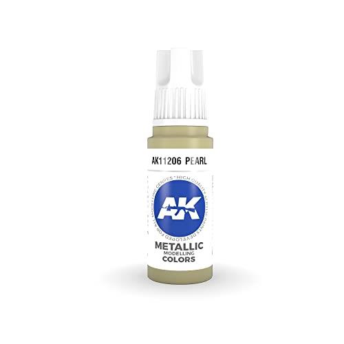 AK Interactive 3rd Generation Acrylics Modelling Colors, Pearl, 17 ml