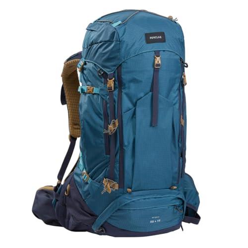 Forclaz MT500 Trekking Backpack for Men, 50 Litres Capacity, Dark Petrol Blue