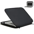 Inntzone 15.6 Inch Foldable Laptop Sleeve Slim Case Lightweight Bag Notebook Computer Carrying Flip Cover - Black