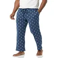Amazon Essentials Men's Knit Pajama Pant, Indigo Pineapple, Small