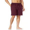 Amazon Essentials Men's 9” Knit Pajama Short (Available in Big & Tall), Burgundy, XX-Large Big