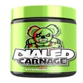 Dialed Carnage Pre-Workout Supplement Powder 337.5 g, Sour Watermelon, The X Athletics