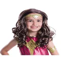 Rubies Girl's Justice League Wonder Woman Wig, Brown