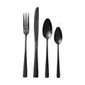 Maxwell & Williams Arden Cutlery Set 16pc Shiny Black Gift Boxed