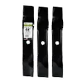 Maxpower 561812B Set of (3) 3-N-1 Blades for 48 in. Cut John Deere, Replaces AM137757, AM141035, GX21784, GY20852, Black