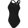 TYR Women's Durafast Elite Solid Maxfit Swimsuit (Black, Size 36)