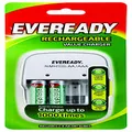 Eveready Value Charger, 1 Count, Battery - 2AA Batteries Included