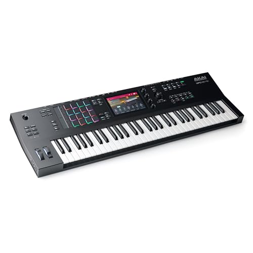 Akai Professional MPC Key 61 - Standalone Music Production Synthesizer Keyboard with Touch Screen, 16 Drum Pads, 20+ Sound Engines, Semi Weighted Keys