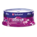 Verbatim DVD+R 4.7GB 16x AZO Recordable Media Disc - 25 Disc Spindle - 95033