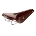 Brooks B17 Imperial Chrome A.Brown Leather Saddle Traditional Classic Model with Perforations