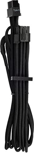 CORSAIR Premium Individually Sleeved PCIe (Single Connector) Cables – Black