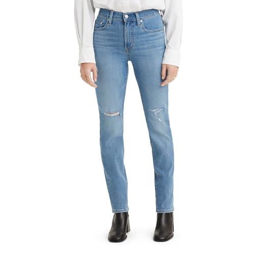 Levi's Women's 724 High Rise Straight Jeans, (New) Slate Fixer, 28 Short