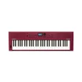 Roland GO:KEYS 3 Music Creation Keyboard | 61-Note Keyboard | Built-In Stereo Speakers | Bluetooth Audio/MIDI Support for Music Streaming - Dark Red