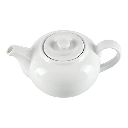 Olympia Whiteware Teapot, 852ml (Pack of 4)