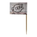 One Tree Steak Well Done Marker Flag 200 Pieces Pack