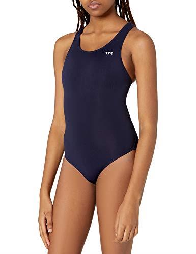 TYR Women's Durafast Elite Solid Maxfit Swimsuit (Navy, Size 30)