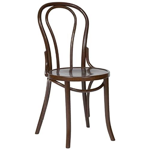 Fameg Bentwood Bistro Walnut Finish Side Chairs (Pack of 2)