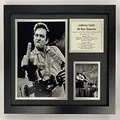 Legends Never Die Johnny Cash at San Quentin Collectible | Framed Photo Collage Wall Art Decor - 12"x15" |