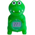 Oricom 02SCR Digital Bath and Room Thermometer Crocodile - Accurate Readings, Floats, LED Light Display, Automatic Shut Off, Fun Easy Use