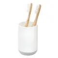InterDesign Boutique Box Toothbrush Holder Matte White
