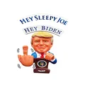 Donald Trump Doll - This Bobblehead Trump Has A Bobbling Middle Finger Instead of Head | Hey Biden Hey Creepy/Sleepy Joe | Trump 2020 Election #MAGA
