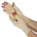 Bodyassist Soft Compression Arthritis Gloves Pair, Beige SML