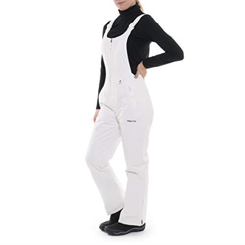 Arctix Women's Essential Insulated Bib Overalls, White, X-Large/27 Inseam