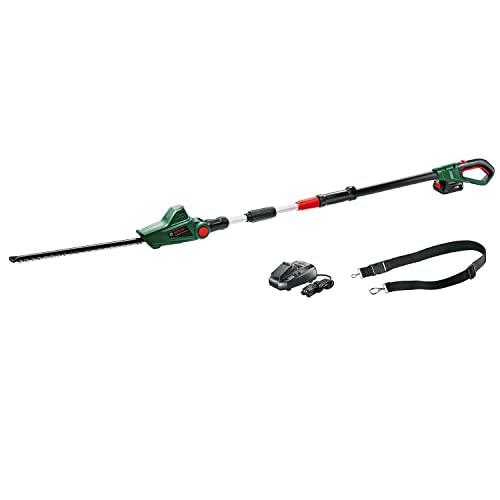 Bosch Home & Garden Bosch Cordless Telescopic Hedge Cutter UniversalHedgePole 18 (1 x 4.0Ah Battery and Fast Charger Included, 18 V System)