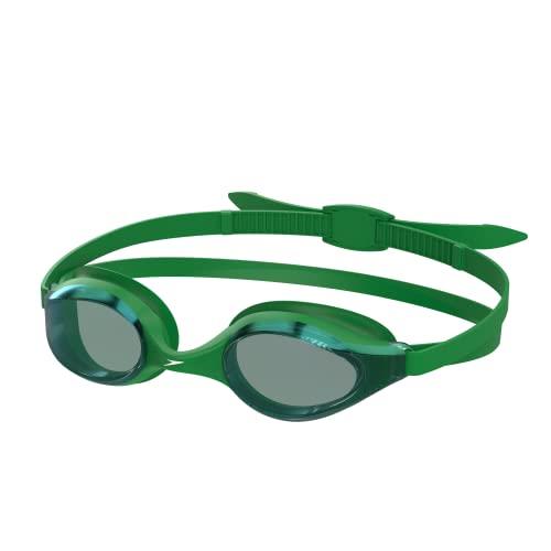 Speedo Unisex-child Swim Goggles Junior Hyper Flyer Ages 6-14, Team Kelly Green Mirrored