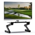 WorkEZ Monitor Stand for Desk - Single Monitor Mount Height Adjustable Monitor Stand Computer Monitor Riser for Single Computer Monitor Stand Ergonomic Computer Monitor Stand for Desk Monitor Mount