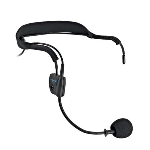 Shure WH20XLR Dynamic Headset Microphone - (Wired) Includes 3-pin Male XLR Connector with Detachable Belt Clip