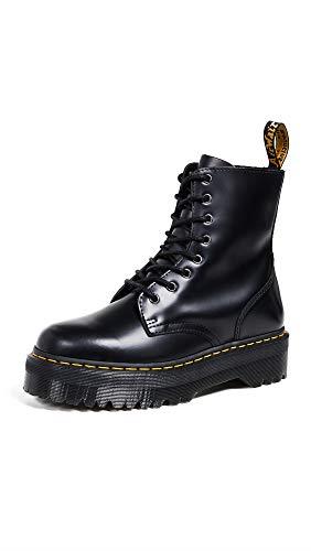 Dr. Martens Women's Jadon 8 Eye Platform Style Leather Boots, Black, Size 9.5 UK
