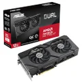 ASUS Dual Radeon RX 7700 XT OC Edition 12GB GDDR6 Gaming Graphics Card (AMD Radeon RX7700XT, PCIe 4.0, 1x HDMI 2.1, 3X DisplayPort 2.1, DUAL-RX7700XT-O12G, Black)